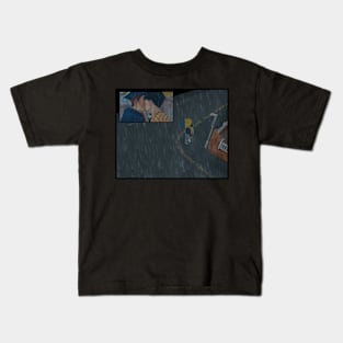 Nick and Charlie - Heartstopper - rain Kids T-Shirt